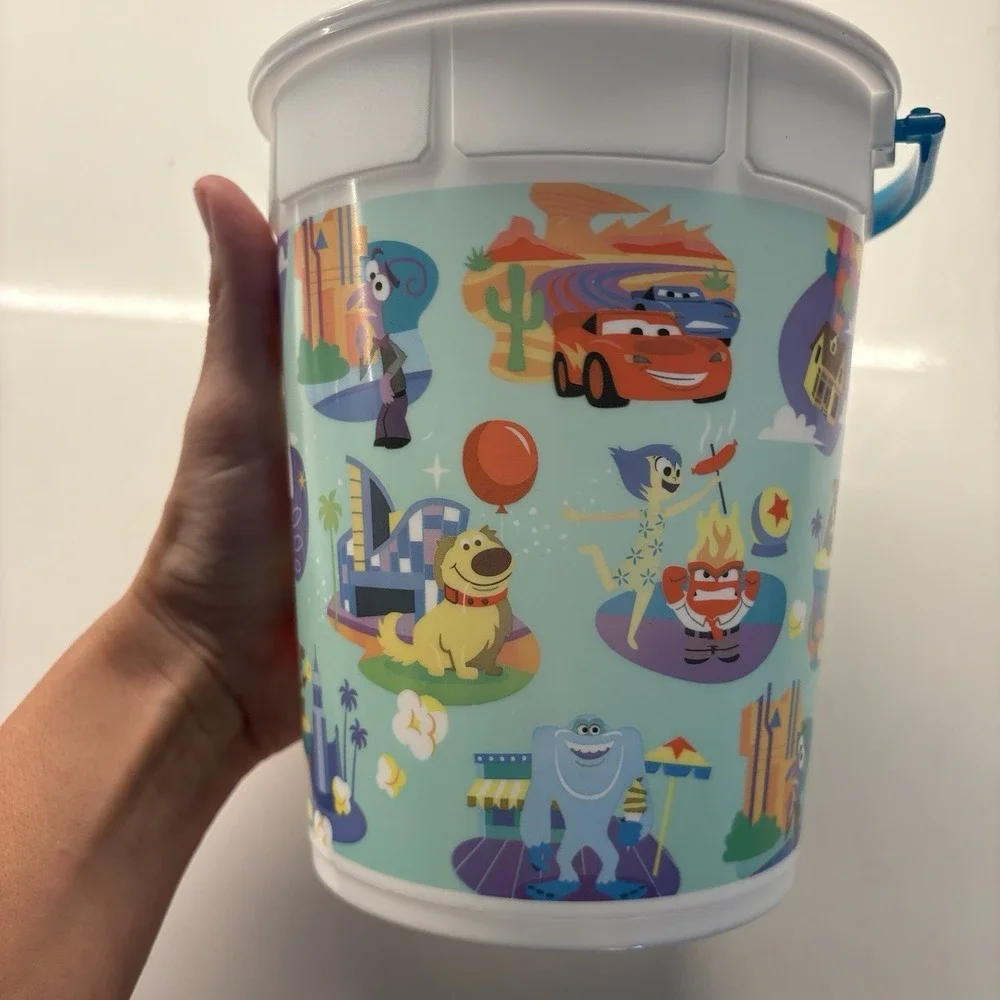 Disney Parks Pixar Fest Popcorn Bucket Set Cars Monster inc Up
